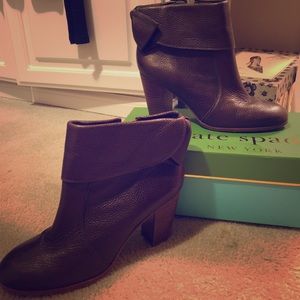 Kate Spade brown booties